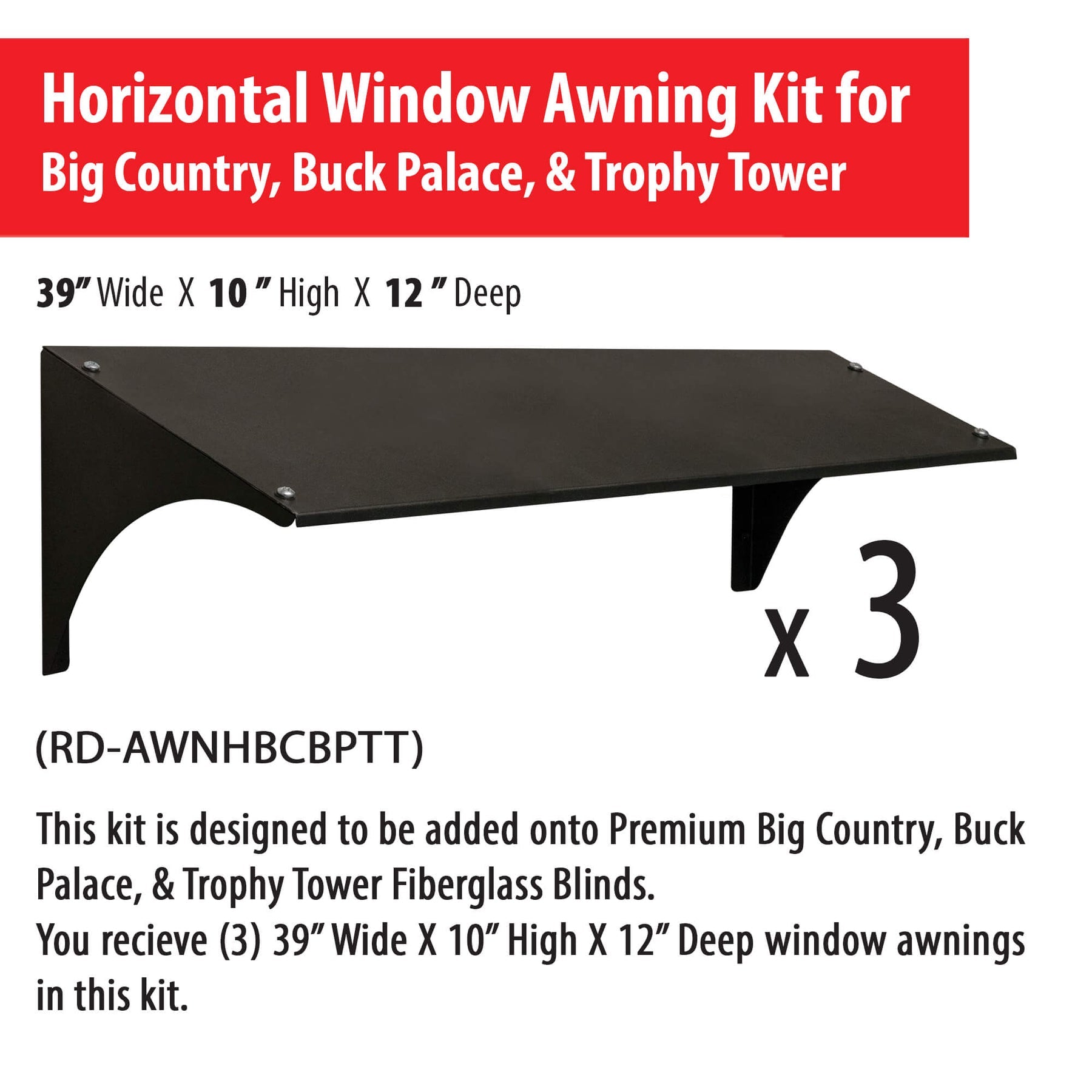 Redneck Horizontal Awning Kit